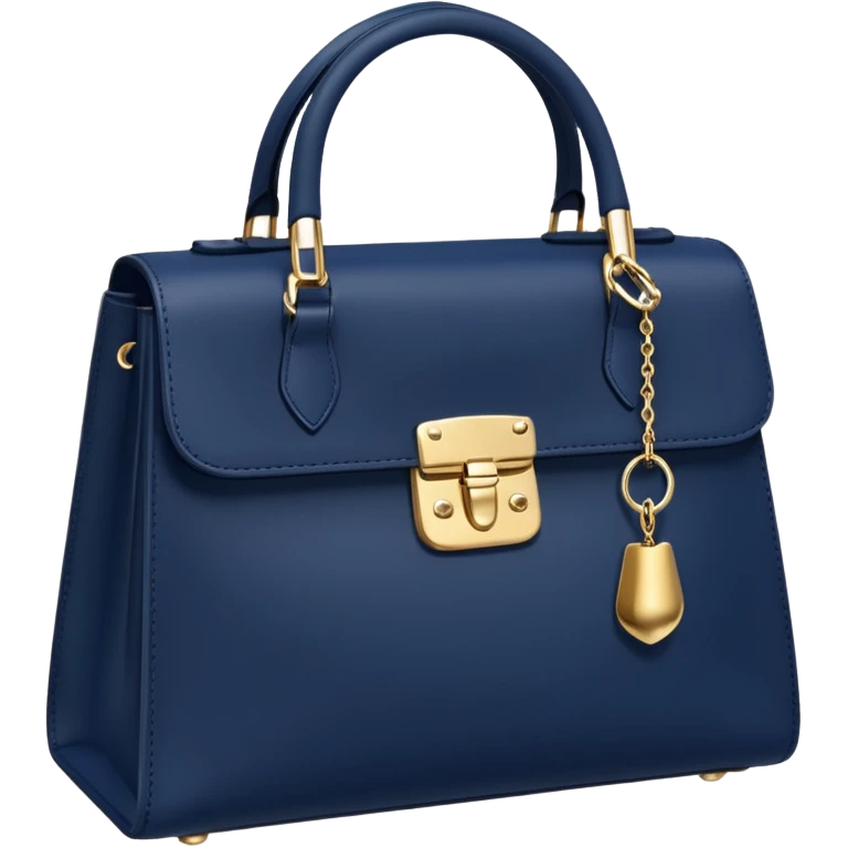 A navy girly bag emoji