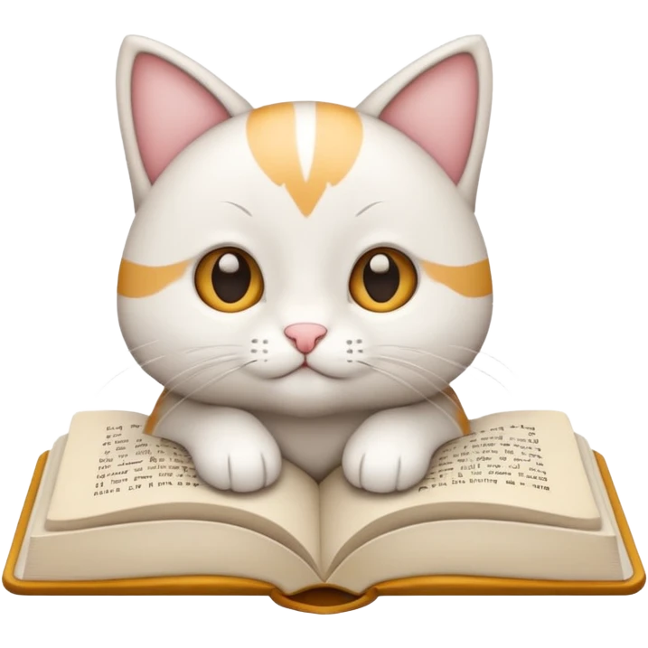preciso de um livro com um gatinho na capa emoji
