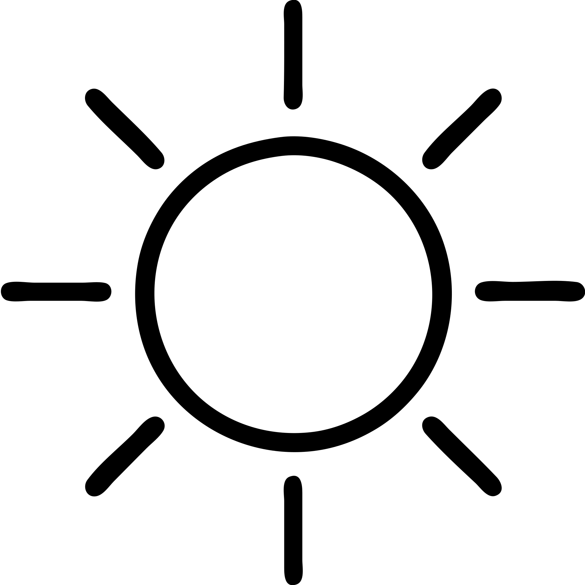 outlined sun icon emoji