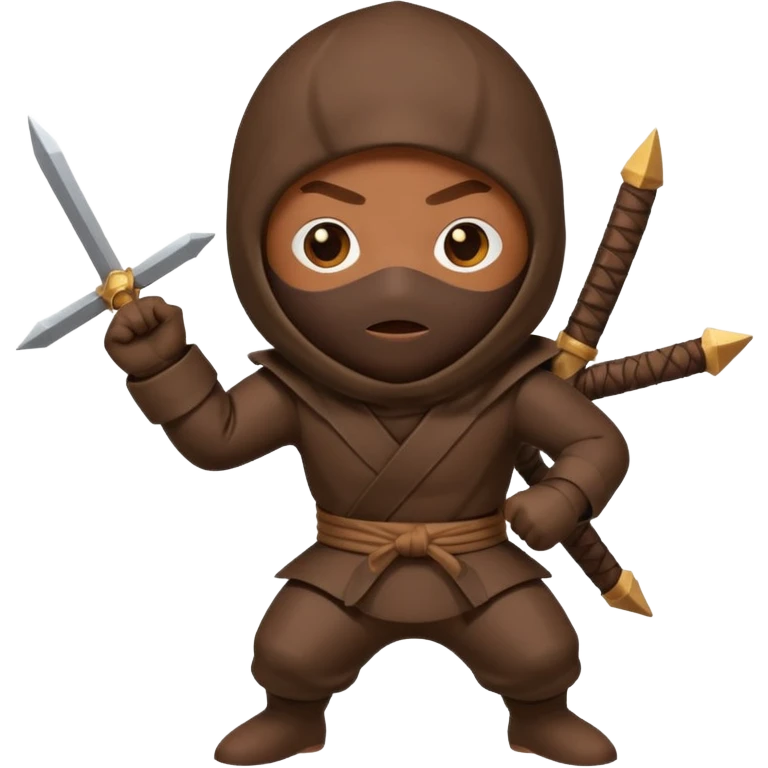 Poop ninja emoji