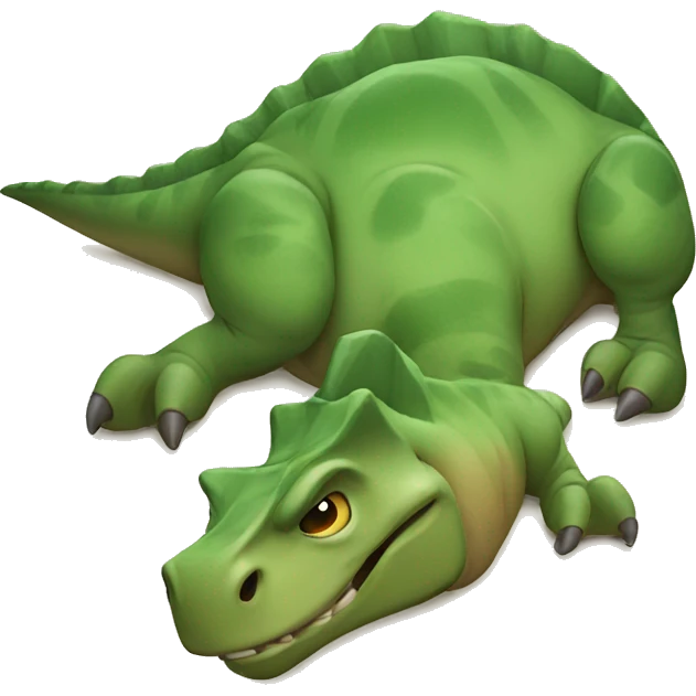 Dinosaur sleeping  emoji