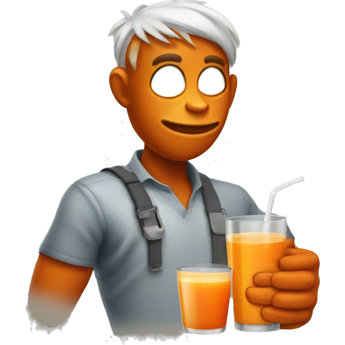 orang juice emoji