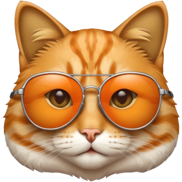 Cat wearing sunglasses emoji