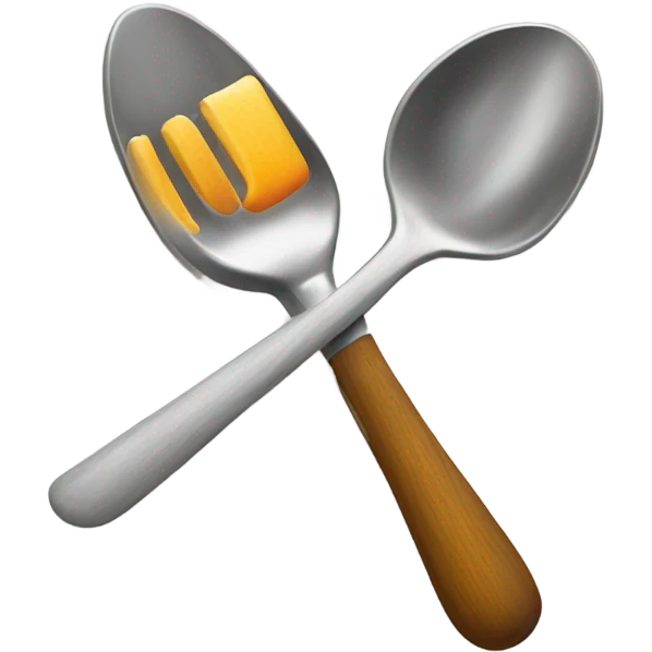 Spoon with lighter unter it emoji