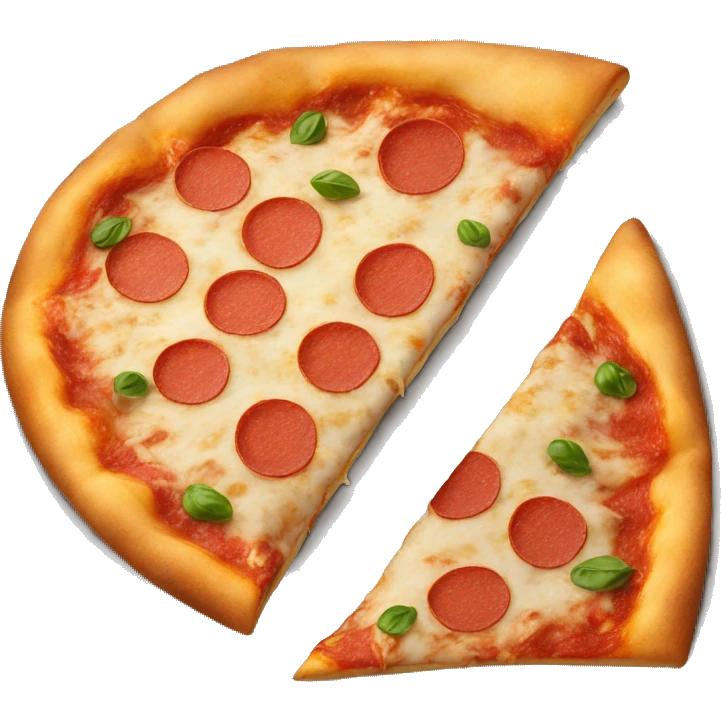 pizza slice without ingrediant emoji