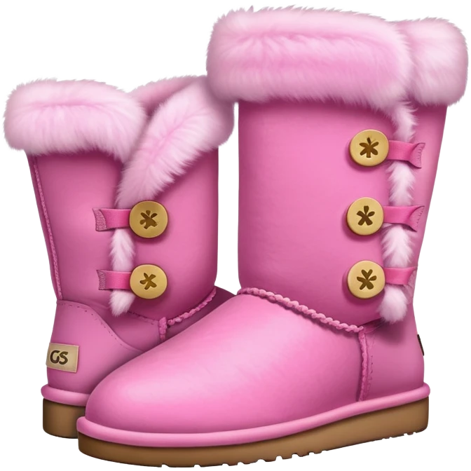 Pink uggs emoji