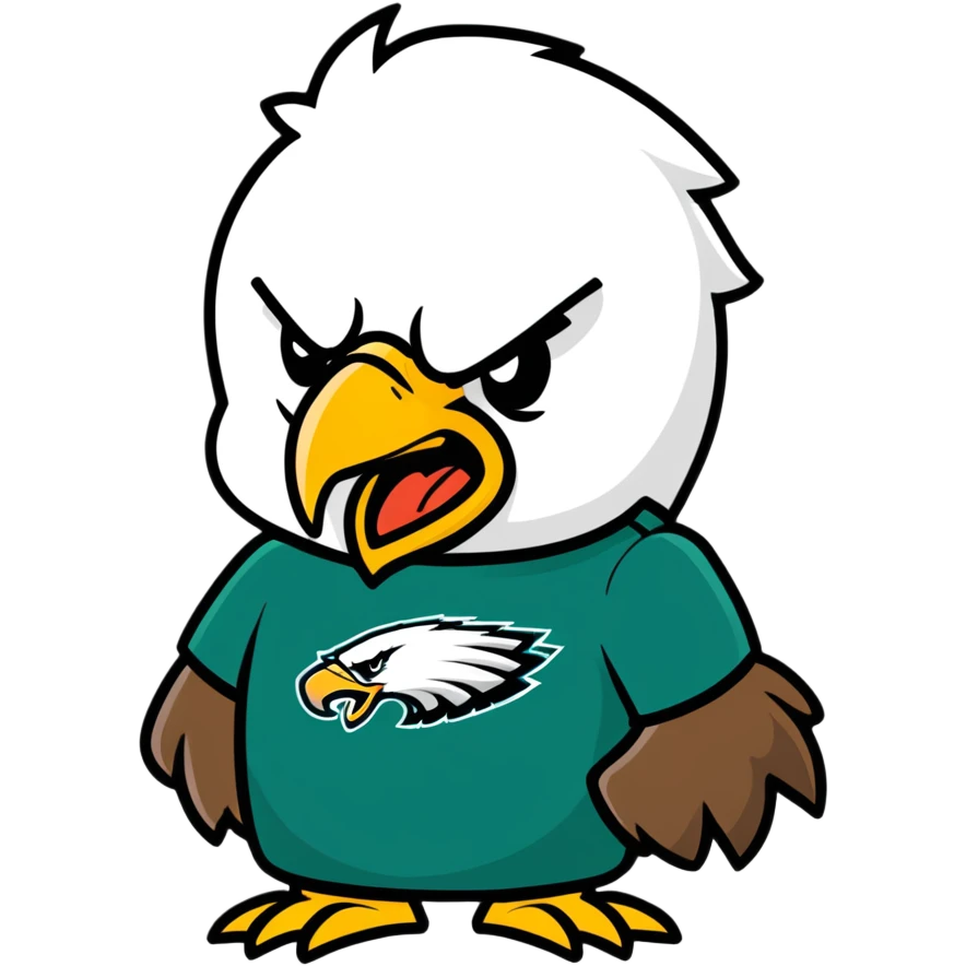 Eagles fan angry facepalm  emoji