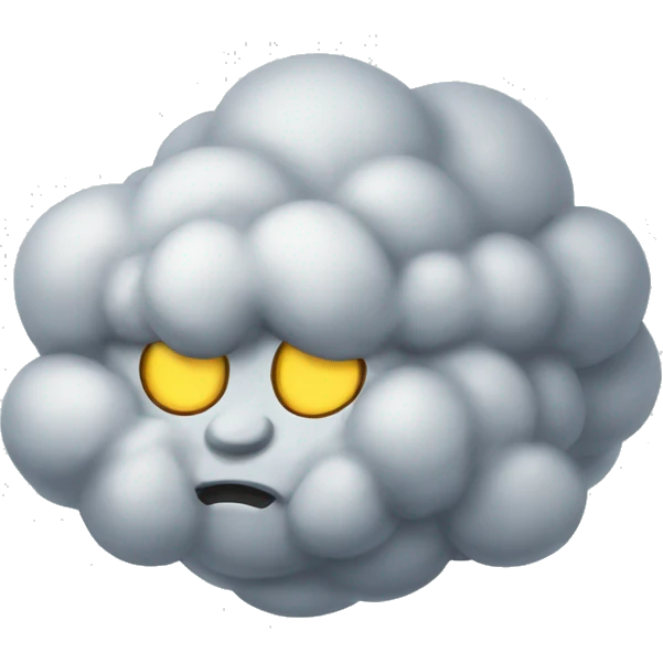 flying nimbus emoji