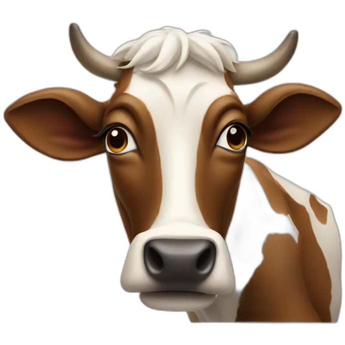 Vache qui rigole emoji
