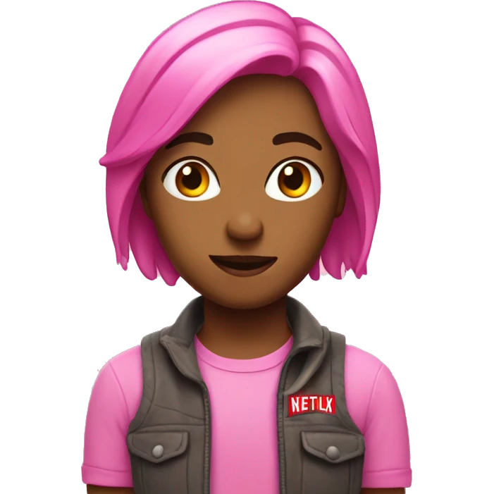 Pink Netflix  emoji