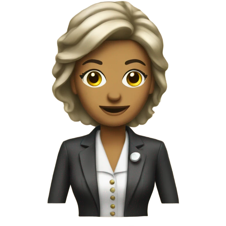 Zoomer Banker Lady emoji
