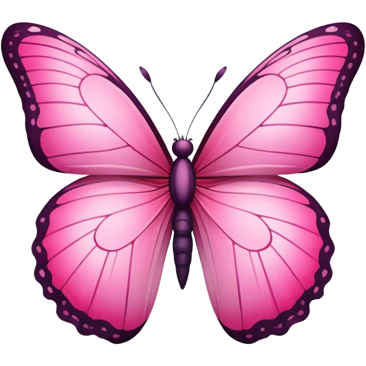 farfalla rosa  emoji