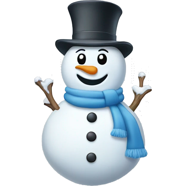 frosty the snowman emoji