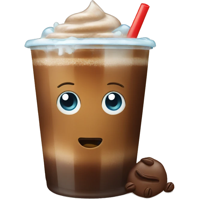 Iced coffe emoji
