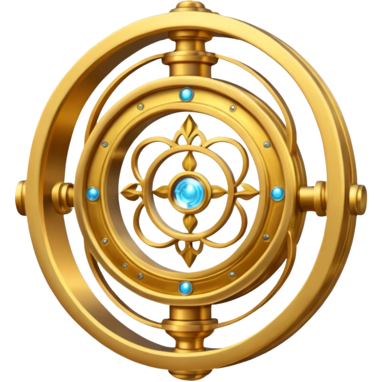 A time turner from harry potter with magic swirls around it  emoji