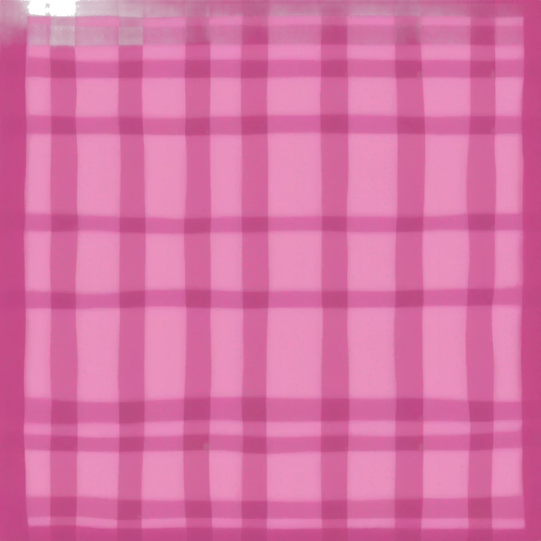 Pink checkered blanket emoji