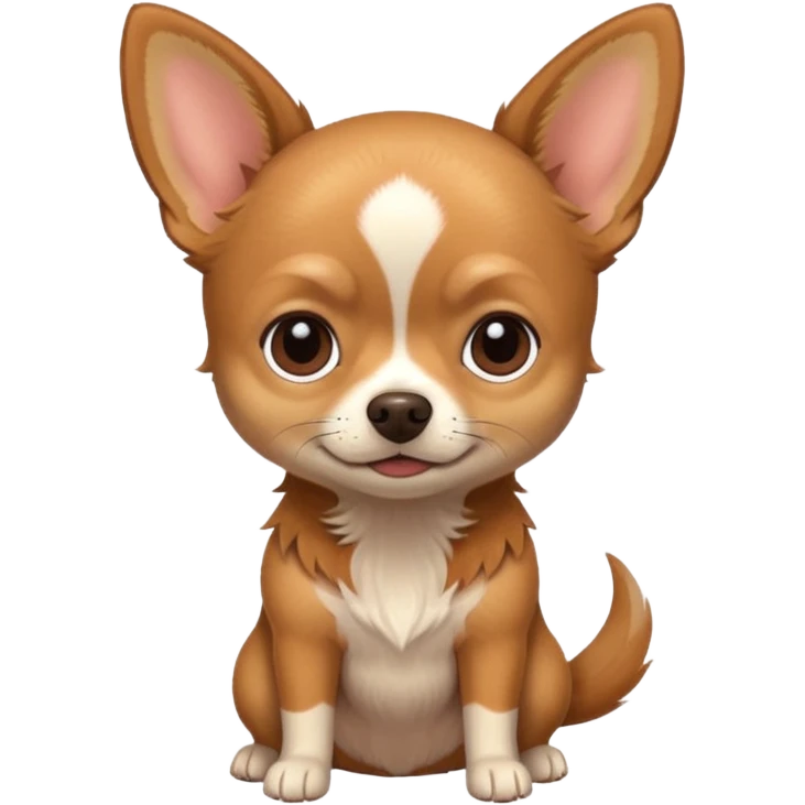 Chihuahua color café emoji