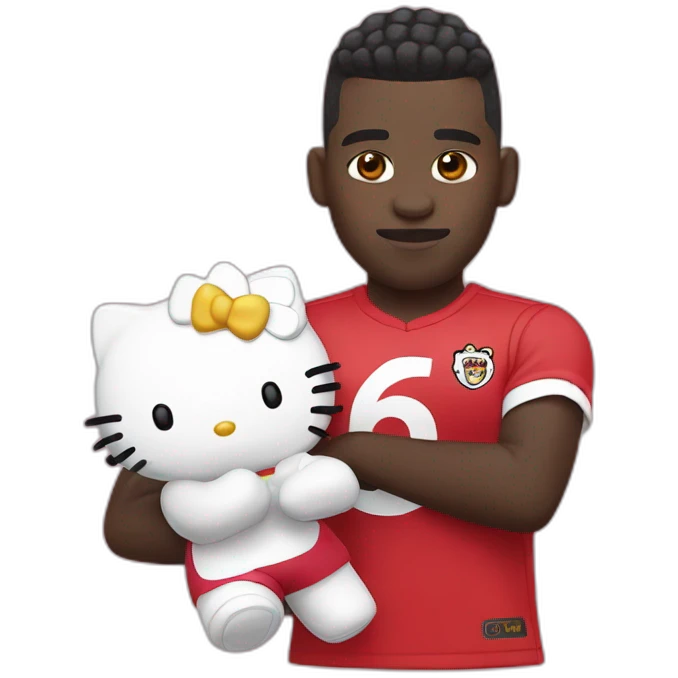 Hello kitty pogba emoji