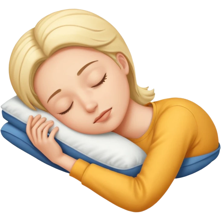 person sleeping on their back emoji