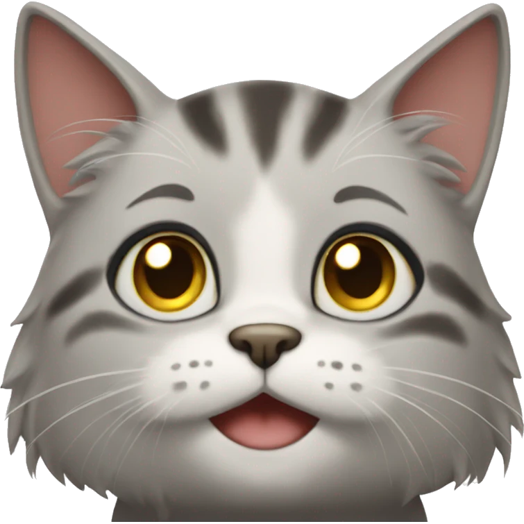 Cute cat begging emoji