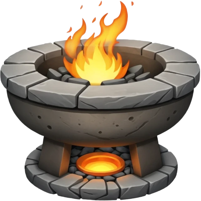 A Japanese stone forge emoji