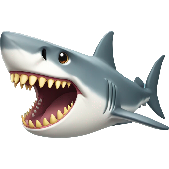 shark with golden teeth emoji
