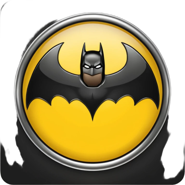 Batman logo emoji