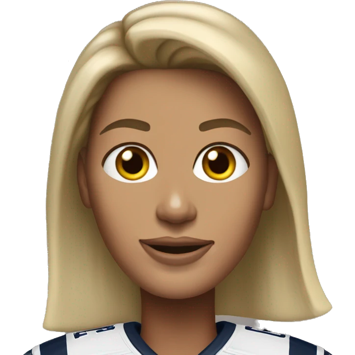 Tom Brady as a woman emoji