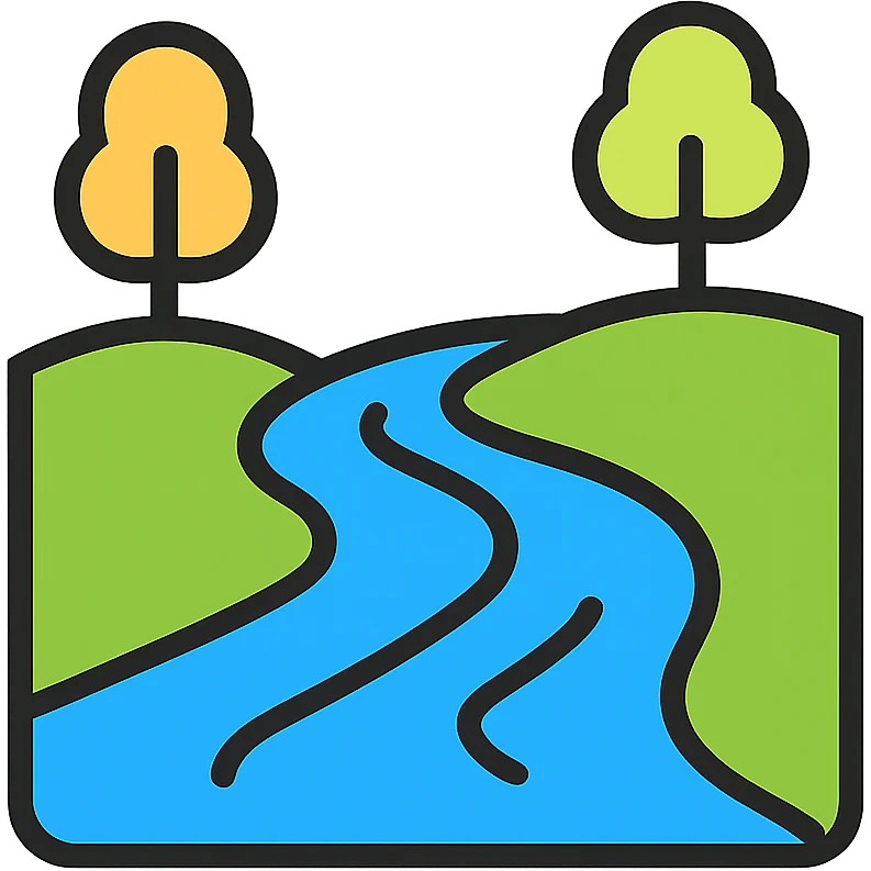 A river emoji