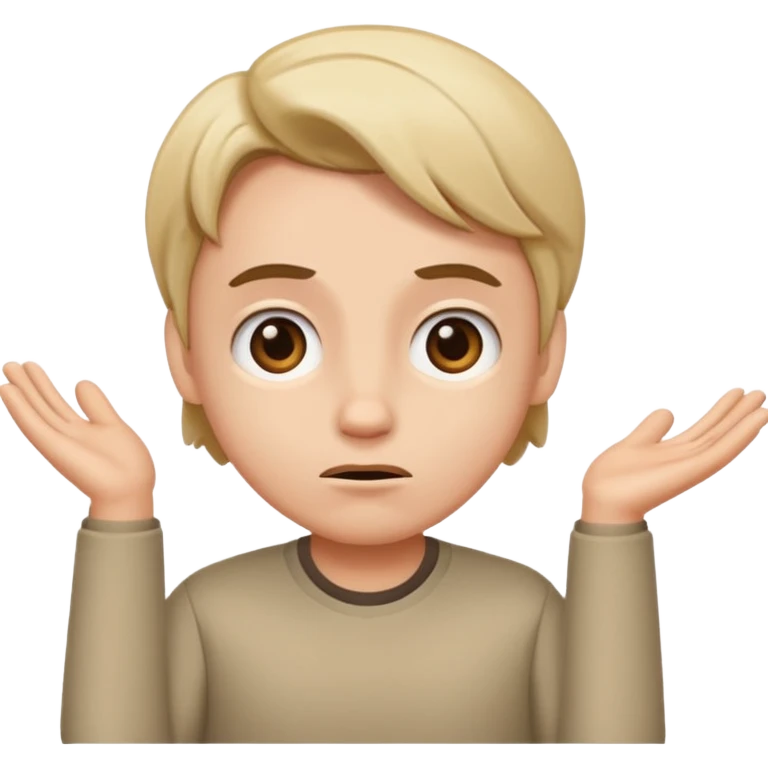 Me shrugging emoji