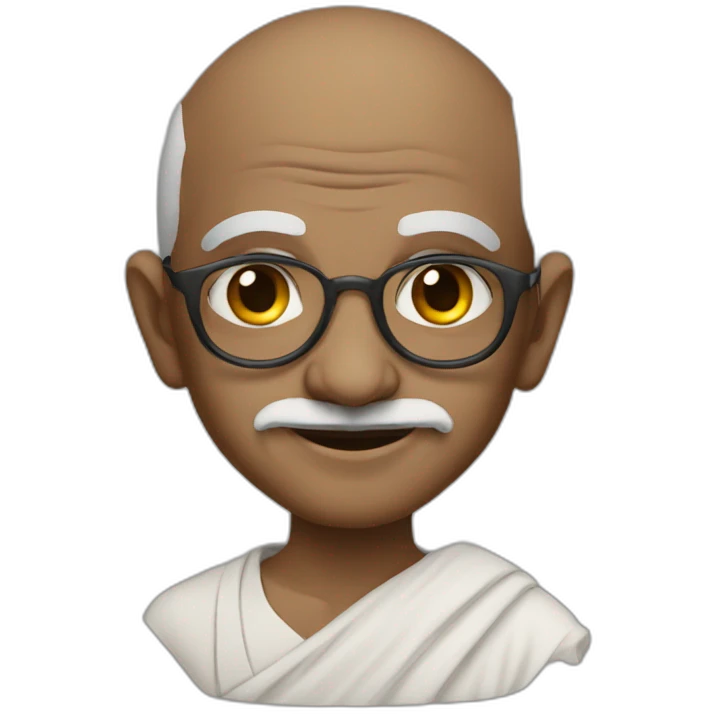 gandhi emoji