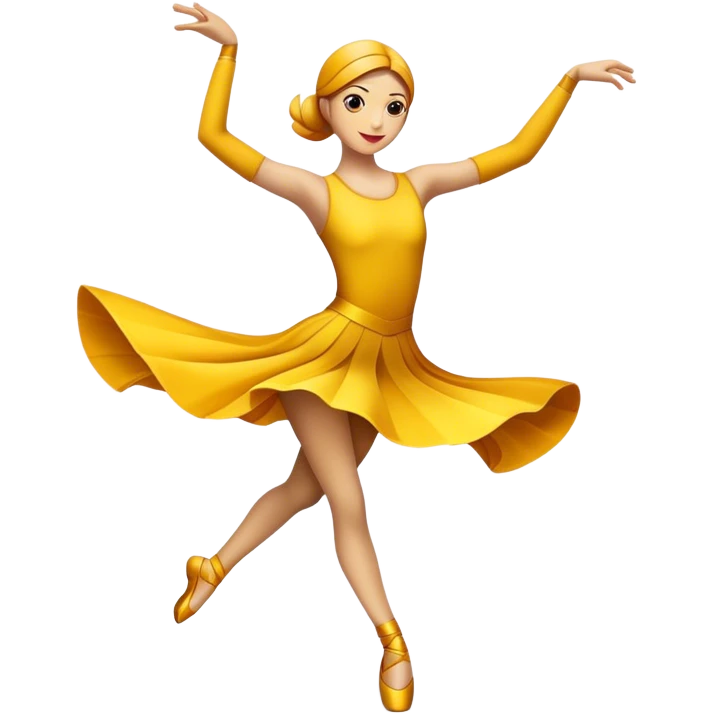 Humanless emoji of Contemporary Dance: bright modern clothing, dynamic abstract shapes, movement lines, and stage lighting like spotlights. The icon should convey the energy and creativity of contemporary dance through symbols and visual elements. Transparent background. emoji