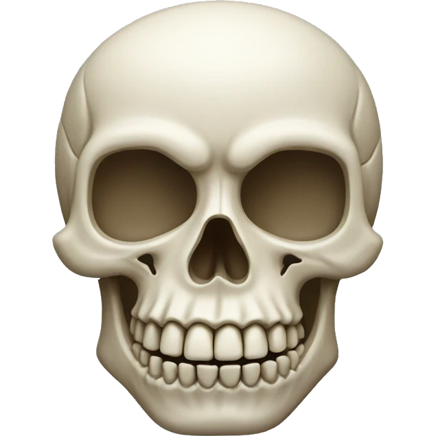 Skull with jawbones emoji