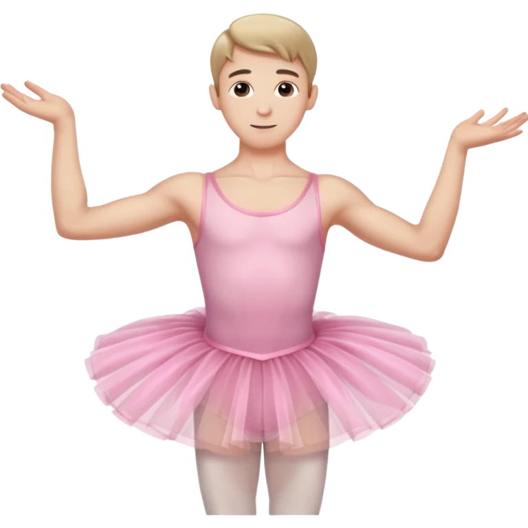 ballerina male si pink emoji