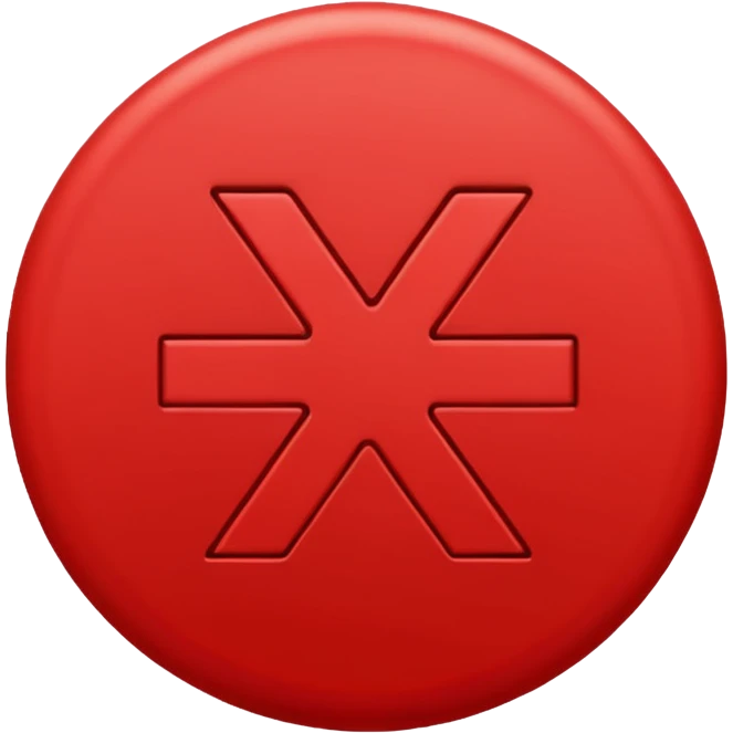 red minus symbol emoji