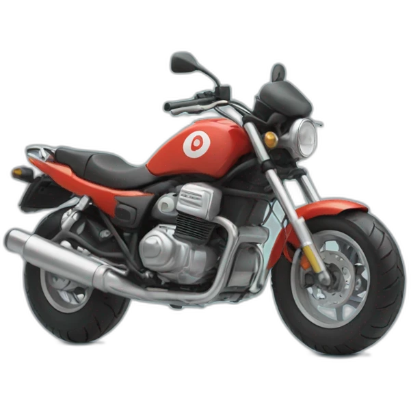 Une moto qui fait un wheeling emoji