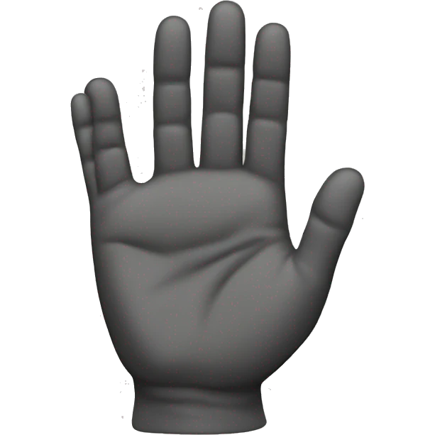 hand with ID emoji