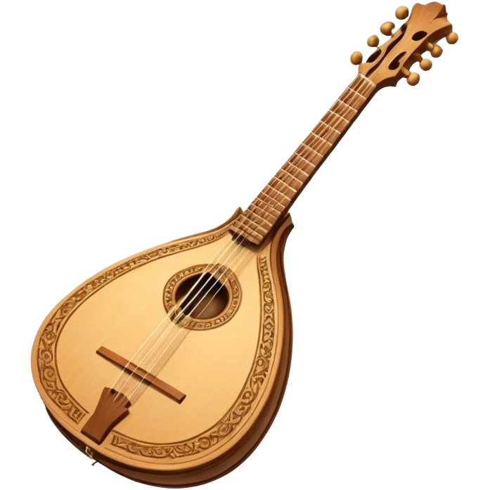 Baroque lute emoji