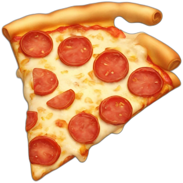 Pizza con alas emoji