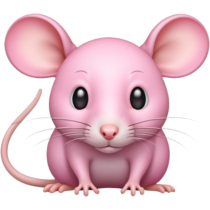Pink rat emoji