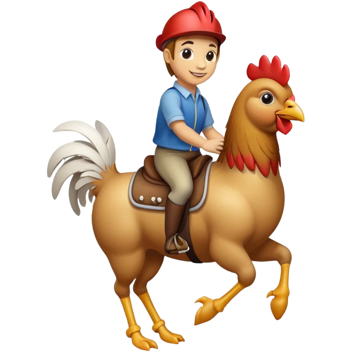chicken jockey emoji
