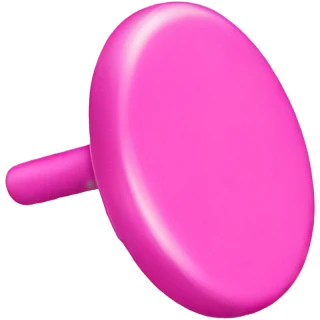 Pink thumbtack emoji