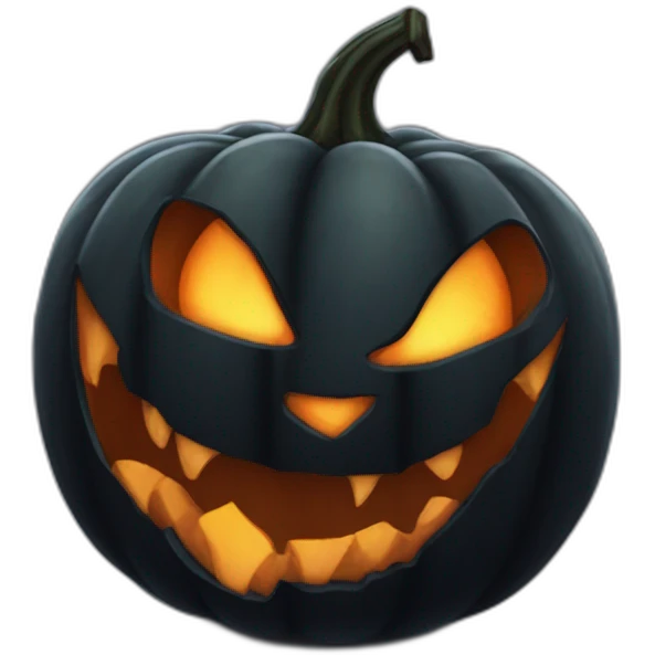 black pumpkin venom emoji