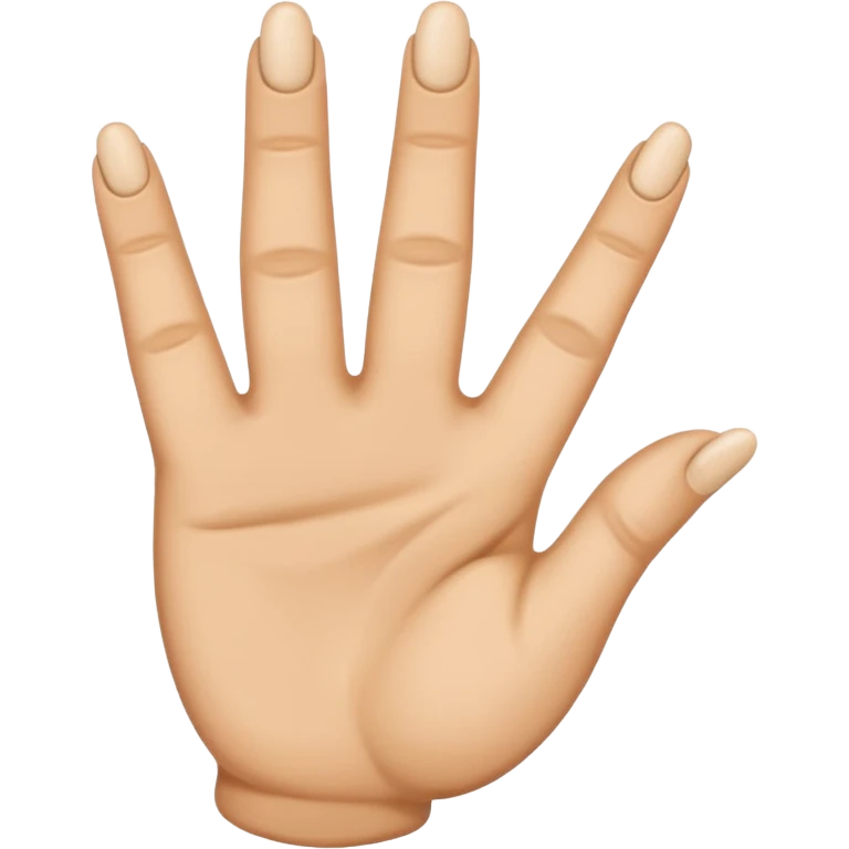 Two fingers crossed  emoji