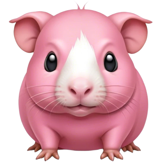 Hairless guinea pig emoji