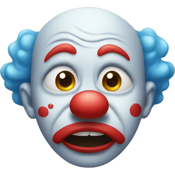 crying clown emoji
