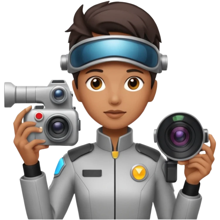 fotógrafo futurista emoji