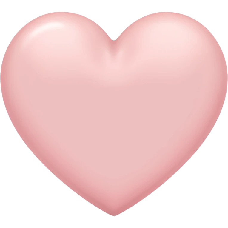 pale pink heart emoji