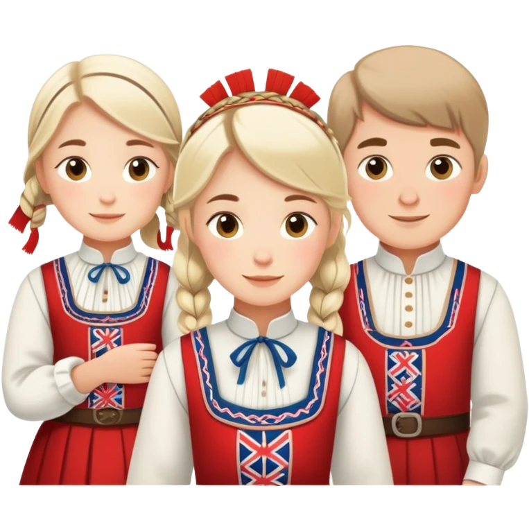 norway 17th of may national day celebration people in traditional bunad emoji