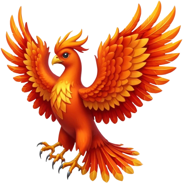 Fire phoenix emoji